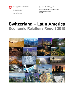 Bericht Schweiz-Lateinamerika, Economic Relations Report 2015-1